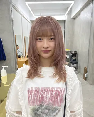 ミディアム カラー yiye 青山所属・無料カットモデル募集 🌱ひょうがのヘアスタイル