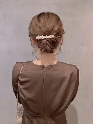 ミディアム ヘアアレンジ L&Co所属・タナカ カナ🫧のヘアスタイル