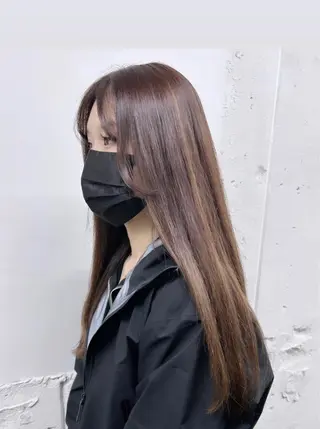 ミディアム カラー シールエクステの女神 🍑Momo🍑のヘアスタイル