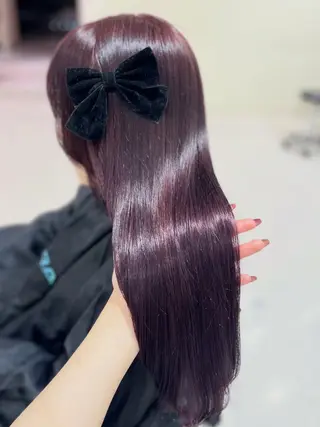 カラー ベージュ・ラベンダー カラー🎀りりのヘアスタイル