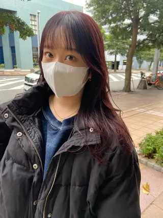 ロング ボブ/透明感カラー 🧸YUI❤️のヘアスタイル