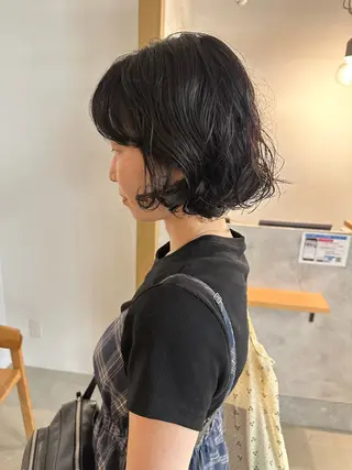 ショート パーマ lelu所属・lelu / 佐々木のヘアスタイル