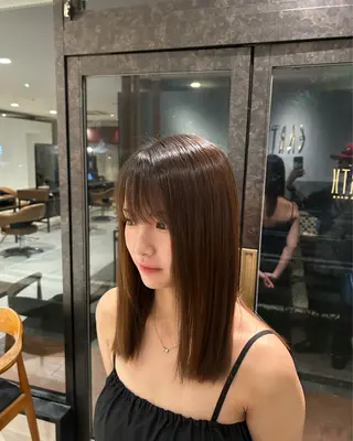 ロング カラー Hair & Make EARTH所属・深田 幸暉のヘアスタイル