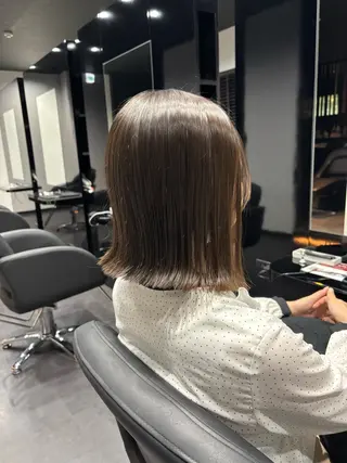ミディアム 福島 菜摘のヘアスタイル