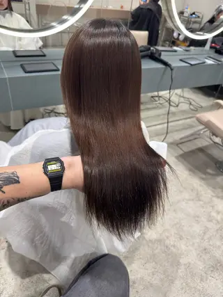 ロング カラー 立川/ブリーチ/ 髪質改善/西川翔真のヘアスタイル