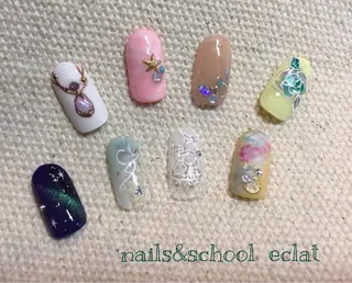 ネイル センター南 eclatのネイルデザイン