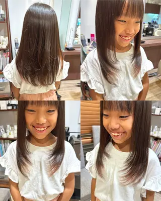 ロング 宇都 唯のヘアスタイル