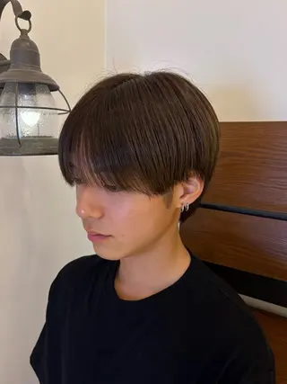 ミディアム カラー メンズ Lee堀江 LUCA/メンズ特化のヘアスタイル