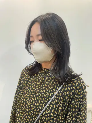 ミディアム カラー HIROKI ” stylistのヘアスタイル