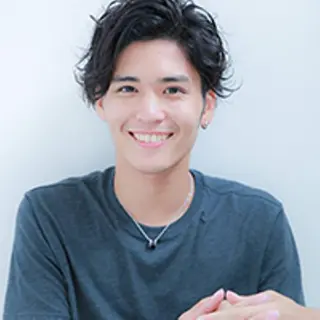 ミディアム パーマ メンズ 北脇 健治のヘアスタイル