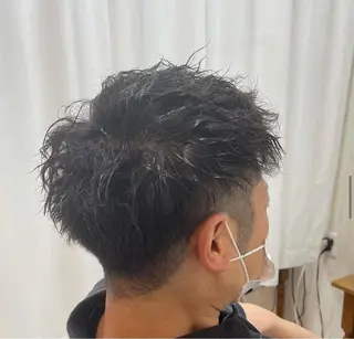 パーマ メンズ &chaLme   心斎橋所属・emi/髪質改善/ 韓国風/艶カラーのヘアスタイル