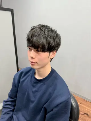 ショート 💈メンズパーマ💈 ナカザワ　　リョウのヘアスタイル