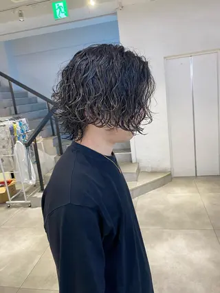 パーマ メンズ 新宿【メンズパーマ】 塩澤太一のヘアスタイル