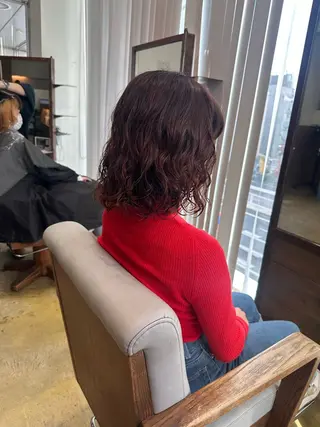ミディアム パーマ ✨レディースパーマ/ 髪質改善✨ケント🌳のヘアスタイル