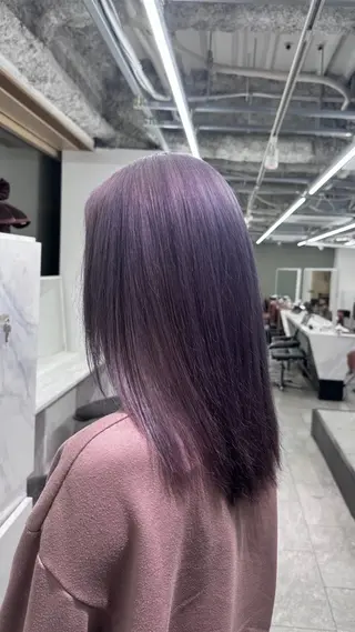 セミロング 渋谷/ハイトーン エクステ*☆🌙咲妃のヘアスタイル