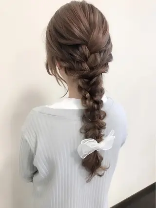 ロング ヘアアレンジ 沢田 瞳のヘアスタイル