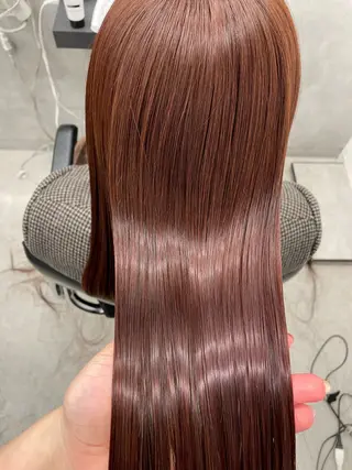 ロング カラー すぐ巻ける縮毛矯正 🍀勝倉　麗のヘアスタイル