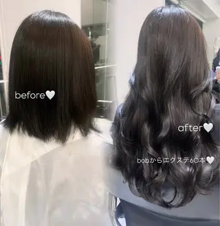 ミディアム カラー 韓国ヘア🎀艶髪 /渋谷/Manaeのヘアスタイル