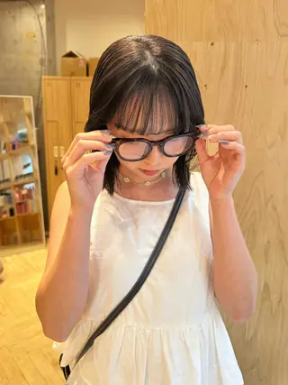 ミディアム ayaka/暖色 /ニュアンスボブのヘアスタイル