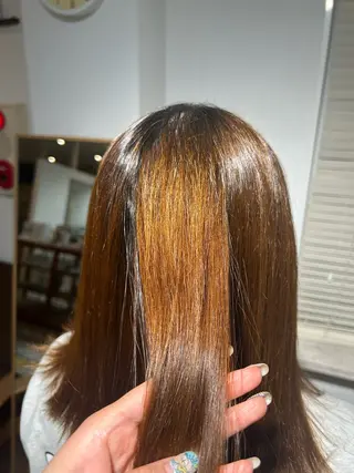 セミロング えのはら まおのヘアスタイル