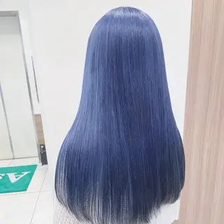 カラー 長尾菜々美🐰 ／ハイトーンカラーのヘアスタイル