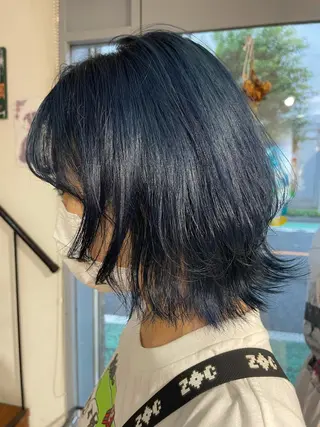 ミディアム カラー パーマ 海外レイヤー 🇺🇸/ヒナコのヘアスタイル