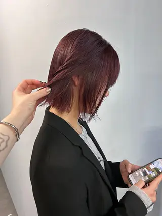 ショート F-card所属・shiga mariaのヘアスタイル