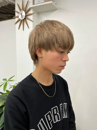 ショート カラー パーマ ヘアアレンジ メンズ 💎髪質改善特化💎 RUITOのヘアスタイル