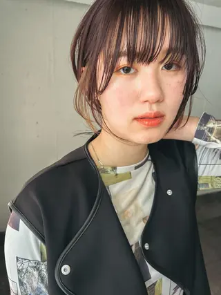 ロング 仙田 遥のヘアスタイル