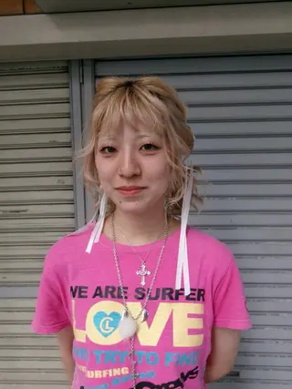 セミロング カラー なりた るいのヘアスタイル