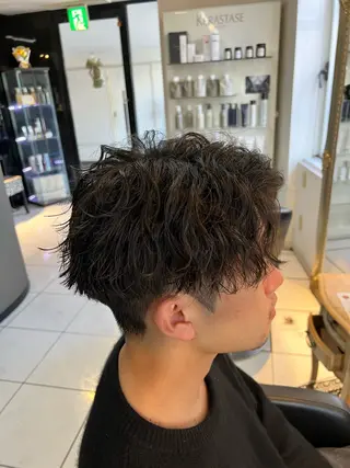 パーマ メンズ パーマ特化美容師 茂木広幸のヘアスタイル