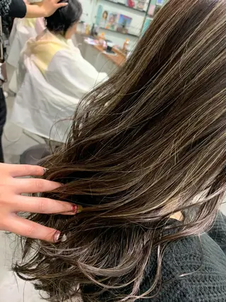 ロング カラー ヘアアレンジ 指名支持率NO.1 スタイリストのヘアスタイル