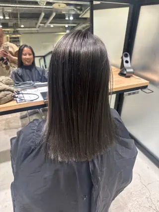 ミディアム 🌷モア 🌷暖色カラー・ボブのヘアスタイル