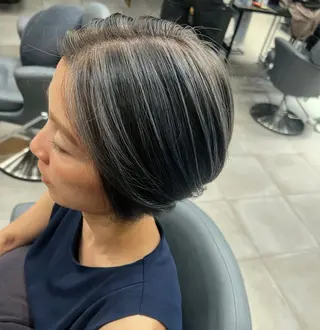 ショート LANVERY所属・🫧透明感カラー 艶髪🫧MAYAのヘアスタイル