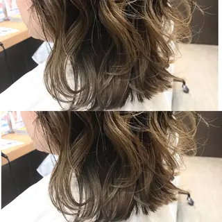 ミディアム カラー Lien 深井店のヘアスタイル