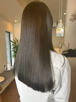 ロング rion🪽 /縮毛矯正のヘアスタイル