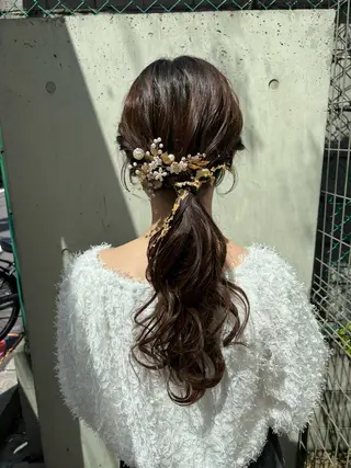 ヘアアレンジ ドアベルヘアリビング所属・加藤志保 🎗️🫧モデル募集のヘアスタイル