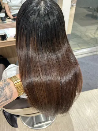 セミロング 谷口 晴南のヘアスタイル