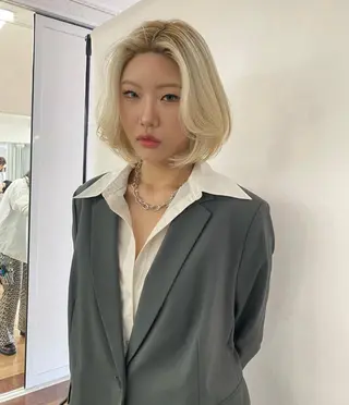 カラー ハイトーン特化 pepe🎀のヘアスタイル