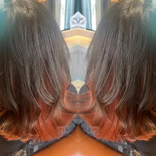 ミディアム カラー 韓国🇰🇷 ✂︎hair 内田愛のヘアスタイル