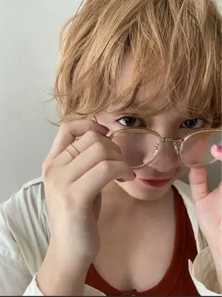 カラー LOuNICA/銀座 RYUNOSUKEのヘアスタイル