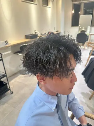 パーマ メンズ AI TOKYO  men's 横浜所属・【パーマの達人】 💎メンズ特化🔥徹のヘアスタイル