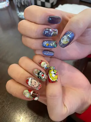 ネイル タケノ クルミのネイルデザイン