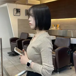 ショート カラー ◆モデル募集◆波田 圭史/ボブスタイルのヘアスタイル