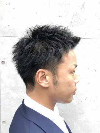 ショート メンズ 柏メンズカットパーマ NO.1タイチのヘアスタイル