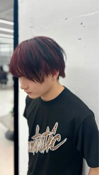 ミディアム カラー メンズ 🐶ひかる🐶 JILLSTUDIOのヘアスタイル