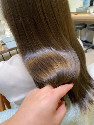 ロング カラー 新宿 / Aujua ｿﾑﾘｴ🫧森田涼介のヘアスタイル