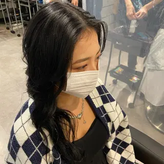 ロング カラー MEI🎀垢抜けカラ ー🎀韓国styleのヘアスタイル