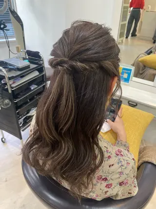 ヘアアレンジ 🫧arisa🫧 レイヤー/アレンジのヘアスタイル