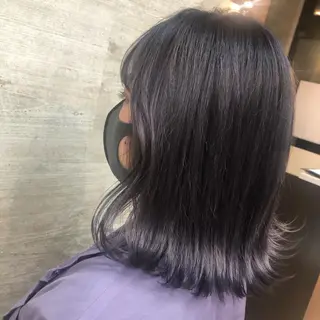 ミディアム カラー HAIR LOUNGE Run Ways所属・Shiho 🦋 ／透明感カラーのヘアスタイル